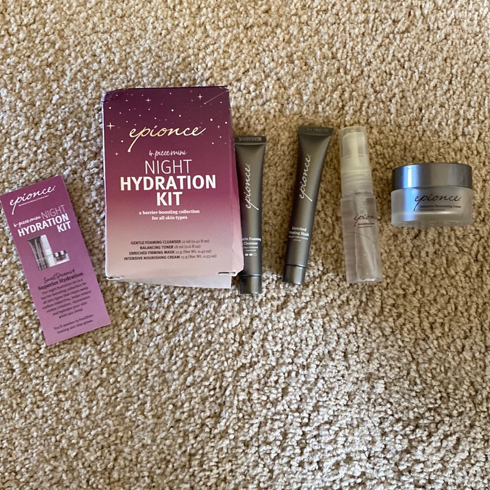 Brand new Epionce night hydration kit
